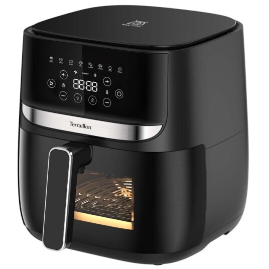 Terraillon Smart Cook & Fry 2-in-1 Luftfrityrkoker med Innebygd Vekt 5,7L Terraillon Smart Cook & Fry 2-in-1 Luftfrityrkoker med Innebygd Vekt 5,7L