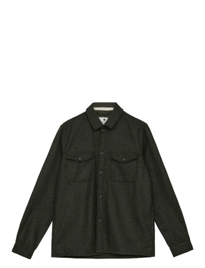 Anerkjendt Akoscar Wool Overshirt - Khaki green - XXL Anerkjendt Akoscar Wool Overshirt - Khaki green - XXL
