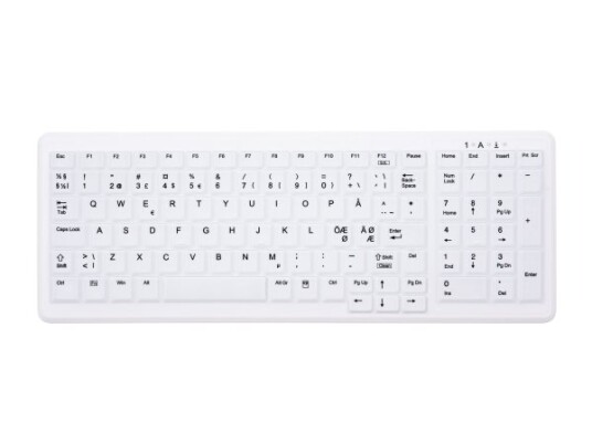 Cherry Ak-C7000 Usb Sakseformet Tastebryter Qwerty Hvit