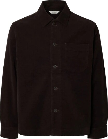 Selected Slmotto Kt Duca Moleskin Overshirt DELICIOSO S