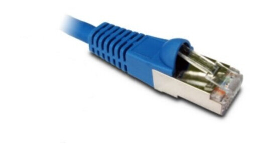 Inter-Tech Koblingskabel Rj-45 Hann Til Rj-45 Hann 25 Cm Ftp Cat 5E Blå Inter-Tech Koblingskabel Rj-45 Hann Til Rj-45 Hann 25 Cm Ftp Cat 5E Blå