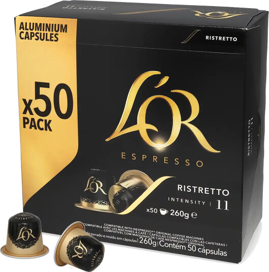 L"OR | Ristretto 50 kapsler til Nespresso®