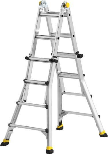 W.steps C1-4,0 T Kombistige teleskopisk, 1190 mm 7+7 trinn, Stiger & stillaser