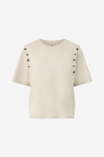 Karen By Simonsen   T skjorte kbBecilla Tee   Beige