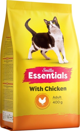 Smilla Tørrfôr Adult Essentials Med Kylling 2 kg 5 X 400 G