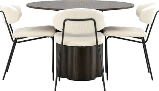 Spisegruppe Venture Home Olivia med 4 Chico Stoler