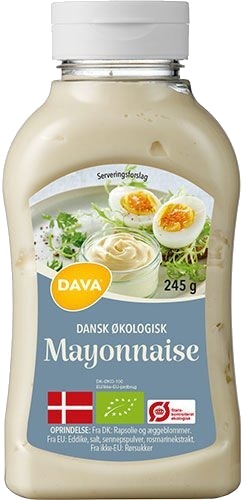 DAVA Majones Økologisk   245 g