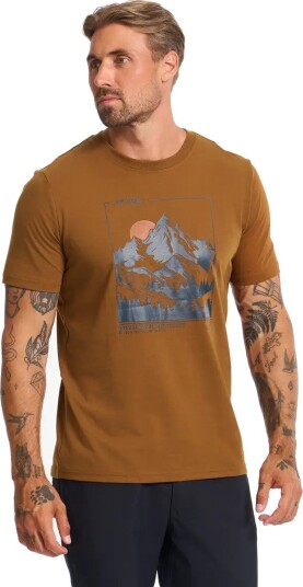 RevolutionRace Easy Graphic T shirt Herre Monk's Robe Størrelse:3XL Herre > Overdeler > T skjorter