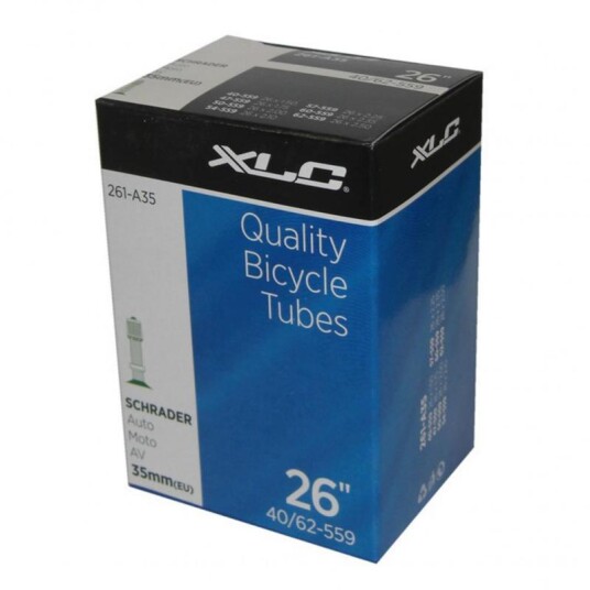 XLC Sykkelslange Bilventil 26 x 1,5 2,5 40 62x559 