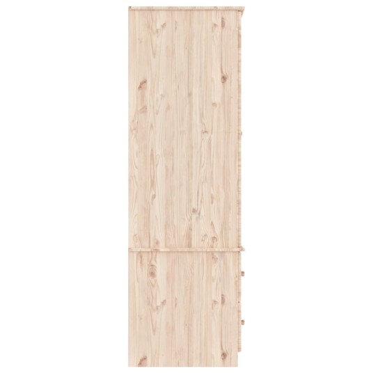 vidaXL Garderobe ALTA 90x55x170 cm heltre furu