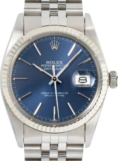 Rolex Vintage Dame Blå