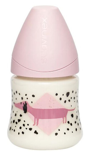 Suavinex Flaske Silikon 150 ml Pink Suavinex Flaske Silikon 150 ml Pink