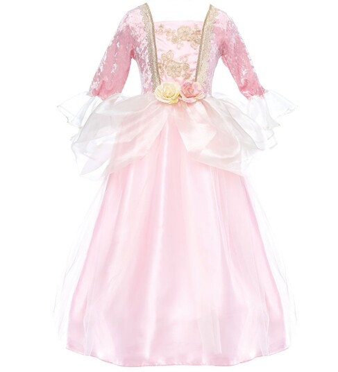 Great Pretenders Kostymer Prinsessekjole Rosa Rose 7 8 år 122 128 Kostymer Metallic