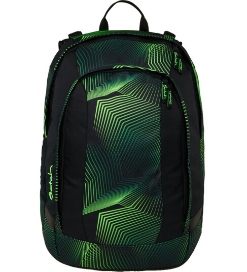 Satch Skolesekk Air Seismikk Green OneSize Skolesekk Grønn Svart Satch Skolesekk Air Seismikk Green OneSize Skolesekk Grønn Svart
