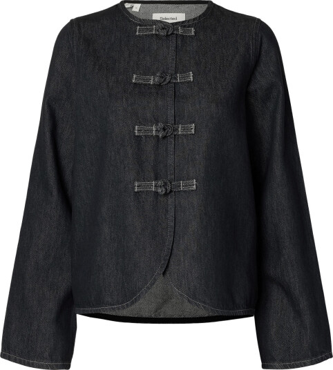 Selected Slwbaria Bora Denim Shirt Grey 34