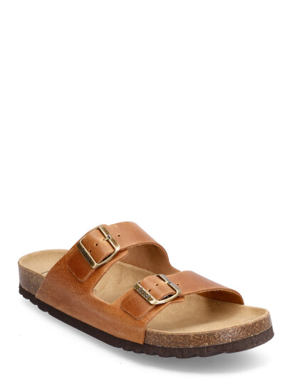 Scholl Sl Julien Leather Cognac - Brown - 44