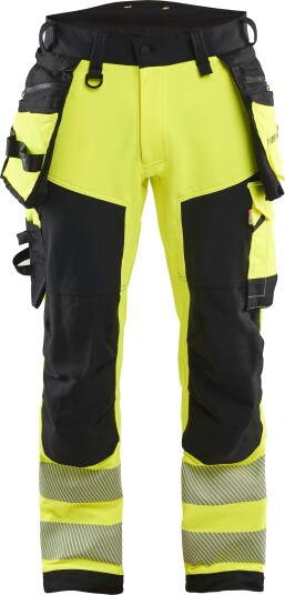 Blakläder 112216483399C146 Arbeidsbukse Varslinggul Svart Gul Svart