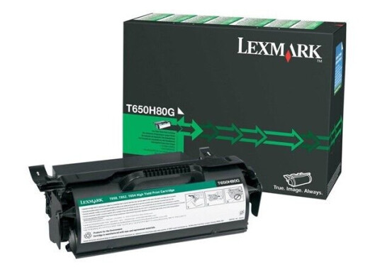 Lexmark T650H80G / High Capacity Black Toner - Laser toner Svart
