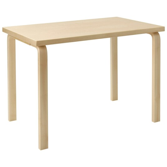 Artek Aalto 80B Barnebord Rektangulær 60x100 cm Bjørk Artek Aalto 80B Barnebord Rektangulær 60x100 cm Bjørk