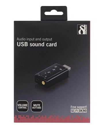 DELTACO USB Sound Card DELTACO USB Sound Card