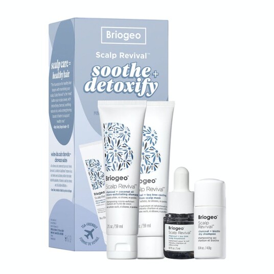 Briogeo Scalp Revival Soothe + Detoxify Hair Care Minis 2 x 59 ml + 5 ml + 4 g Gaveeske