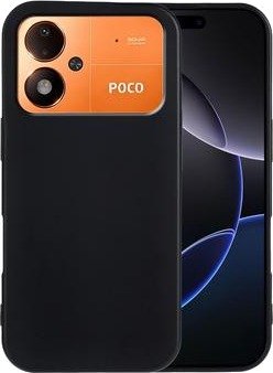 Xiaomi Poco M8 Power Anti-skli TPU-deksel - svart Xiaomi Poco M8 Power Anti-skli TPU-deksel - svart