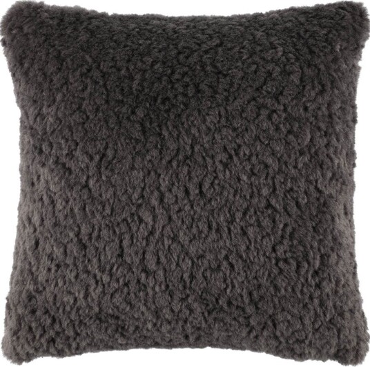 Fanni K - Wooly pute 45x45 cm granitt