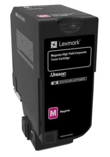 Lexmark CS 725 M Corporate Toner - 74C2HME Original - Magenta 12000 sider