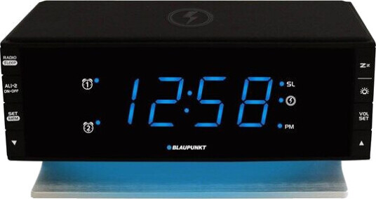 Blaupunkt Klokkeradio CR55 med Trådløs Lading Svart Blaupunkt Klokkeradio CR55 med Trådløs Lading Svart