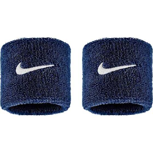 Nike Swoosh Classic Wristbands 2p College Navy/White OS Nike Swoosh Classic Wristbands 2p College Navy/White OS