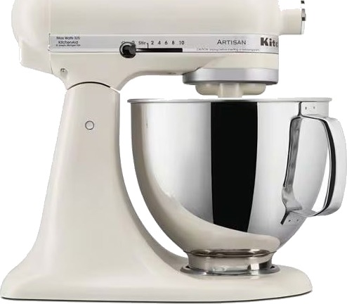KitchenAid Artisan Kjøkkenmaskin 4,8L 300W Porcelain White 5KSM125EPL KitchenAid Artisan Kjøkkenmaskin 4,8L 300W Porcelain White 5KSM125EPL