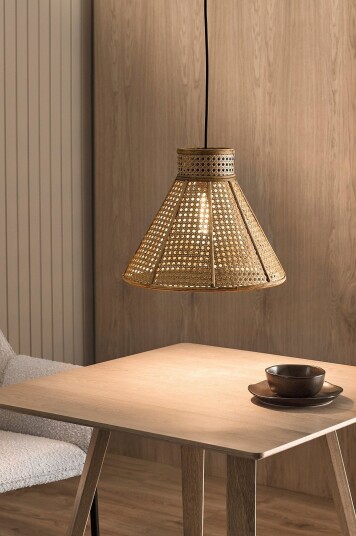 Ellos Home Taklampe Wilma Brun
