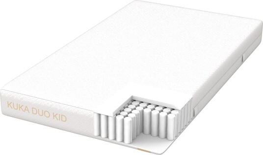 Springfjærmadrass Kuka Duo Kid 90x200x15 cm -