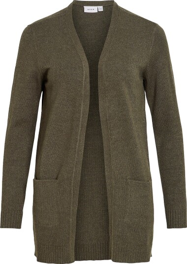 Vila Cardigan viRil L/S Open Knit Grønn