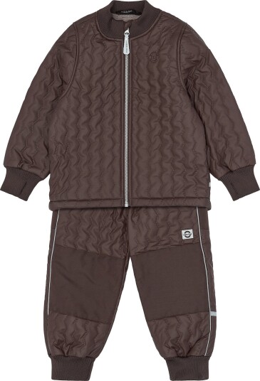 mikk-line Duvet Set W. Fleece - COFFEE BEAN - 86