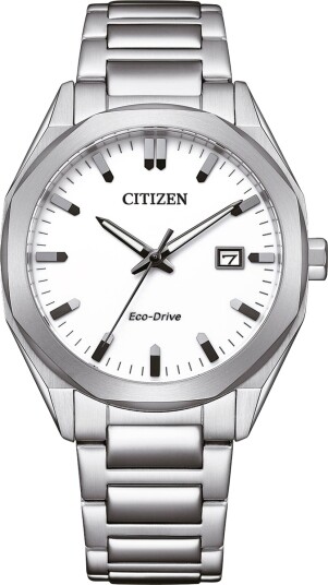 Citizen Herreklokke BM7620 83A Eco Drive Hvit/Stål Ø38 mm