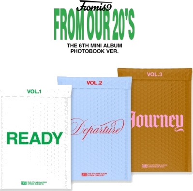 Fromis_9 From Our 20's Photobook Version incl. 80pg Photobook, Poster, Postcard, Sticker + 2 Photocards CD