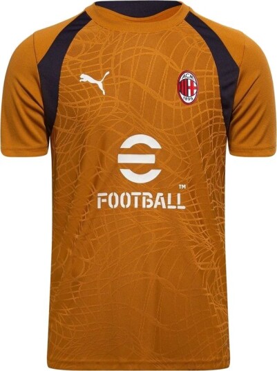 Milan Trenings T skjorte Gull Barn PUMA størrelse 176 cm