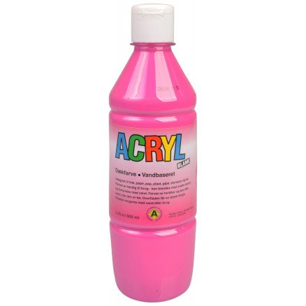 Fantasy Color Hobbymaling akrylmaling rosa 500 ml