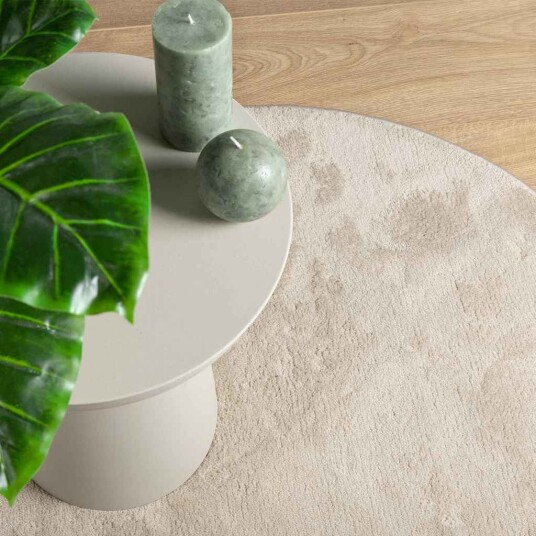 Teppe Beige 160 x 230 cm Polyester Teppe Beige 160 x 230 cm Polyester
