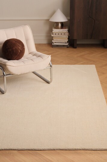 Ellos Home Ullteppe Aviles Woolcarpet Hvit