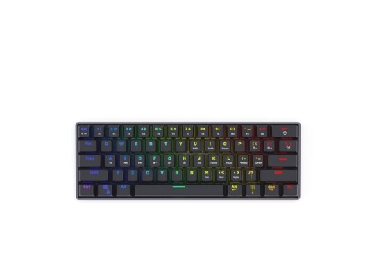Savio Mechanical Keyboard Blackout Brown Outemu Black, 60%, Usb, Mekanisk Nøkkelbryter, Qwerty, Rgb Led, Sort Savio Mechanical Keyboard Blackout Brown Outemu Black, 60%, Usb, Mekanisk Nøkkelbryter, Qwerty, Rgb Led, Sort