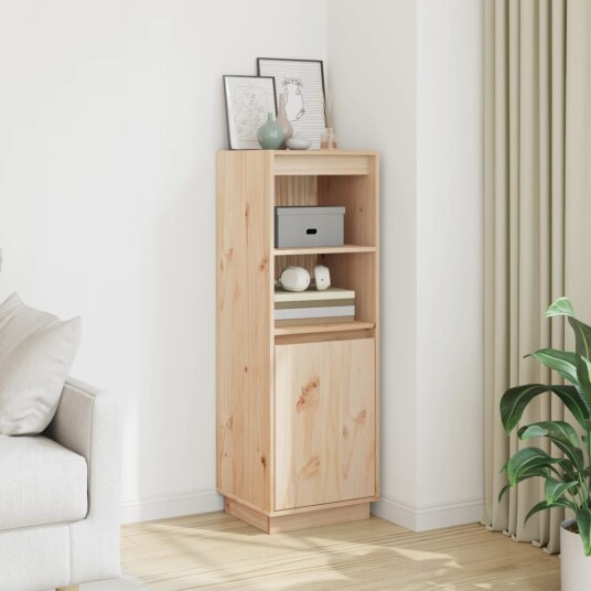 vidaXL Highboard 37x34x110 cm heltre furu