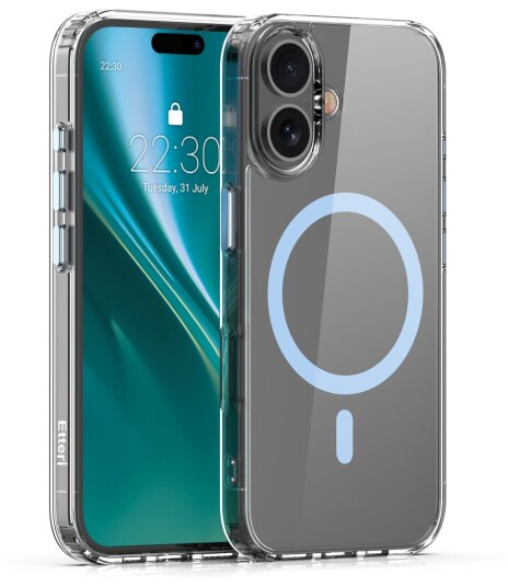 Etteri Color Mag Deksel for iPhone 16 Lyseblå