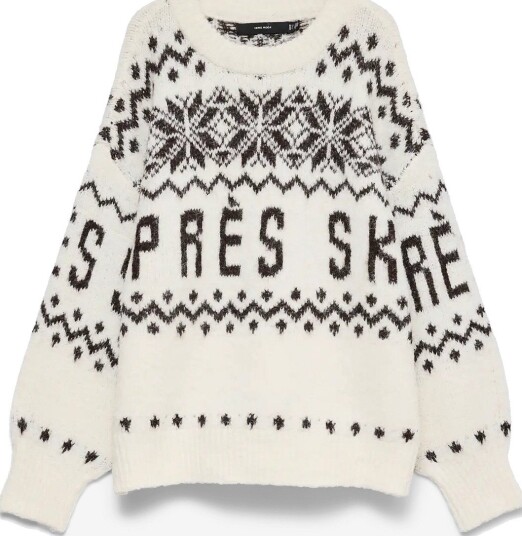 Vero Moda Vmmoritz Ls O-Neck Pullover Birch XL