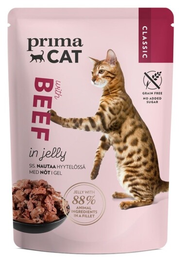 Prima Cat Classic Biff I Gele 85G