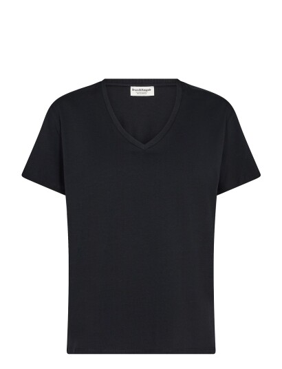 Bruun & Stengade Bs Adrianne Regular Fit T-Shirt - Black - XS