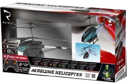 Syma REVOLT S9 Radiostyrt Helikopter med Fjernkontroll og Lyseffekter - Svart