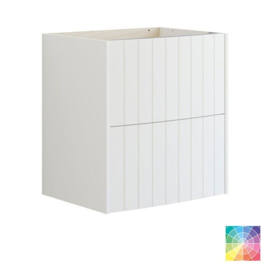 Dansani Inzo Vintage Rillet Servantskap   Buet NCS Farge / 60cm
