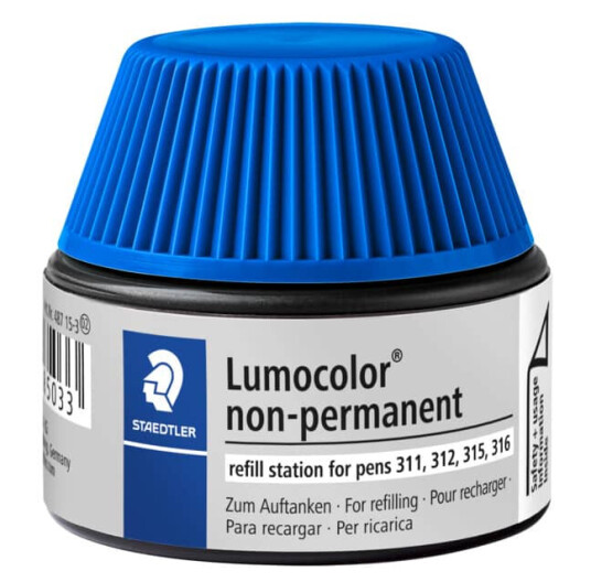Staedtler Tankstelle Lumocolor 48715-3 blau Staedtler Tankstelle Lumocolor 48715-3 blau